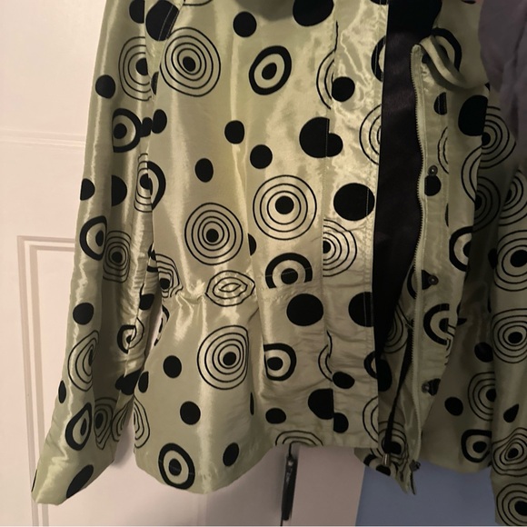Ubu Jacket Size Small Green And Black Zipper And Snaps - Picture 4 of 9